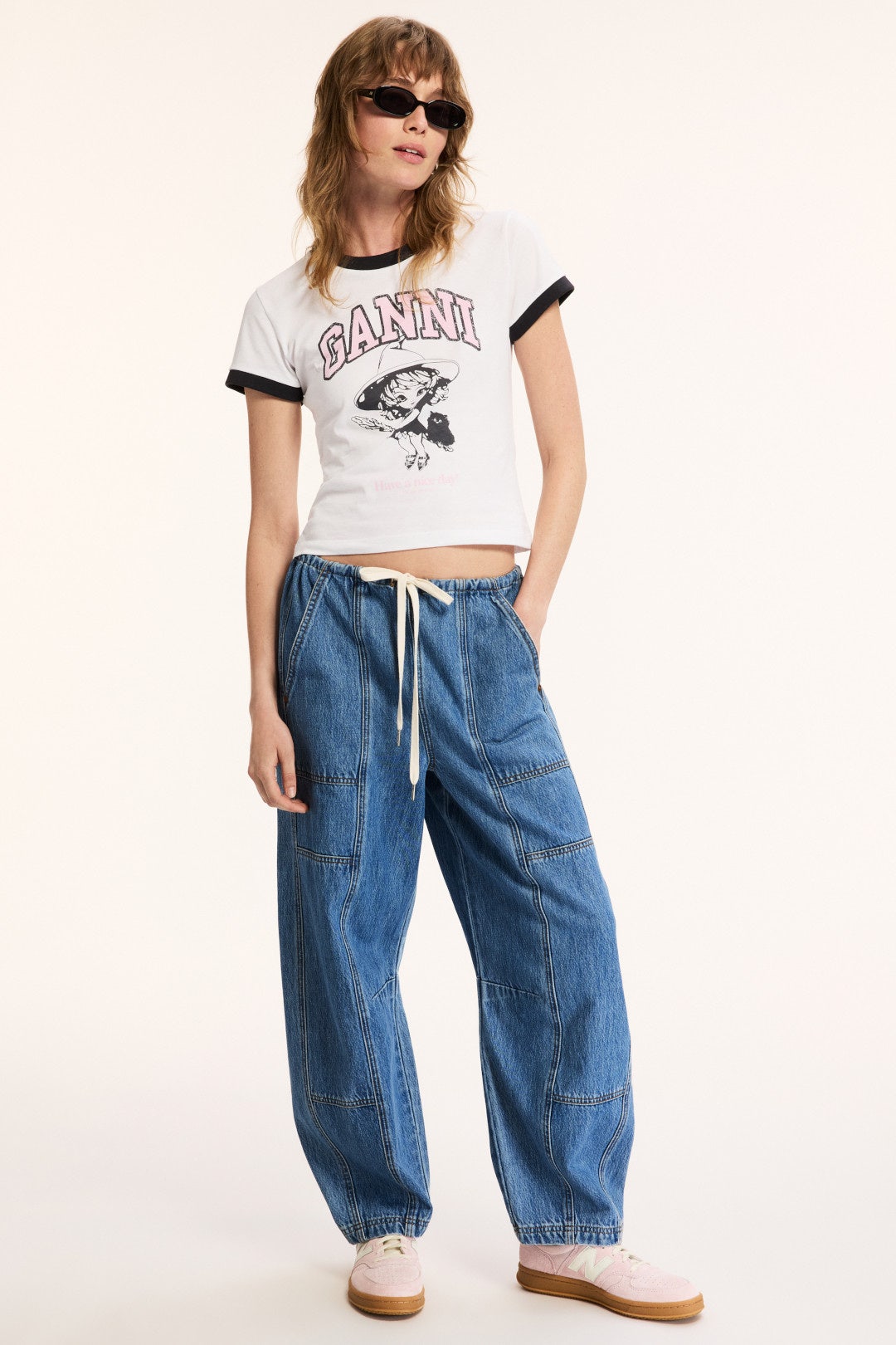 Drawstring Barrel Jeans by BLANKNYC 0