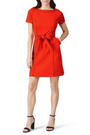 Red Ponte Shift by Boden
