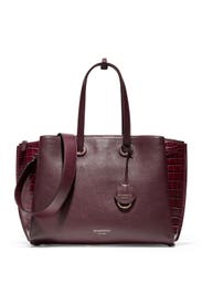 Burgundy Grand Ambition Satchel by Cole Haan Accessories