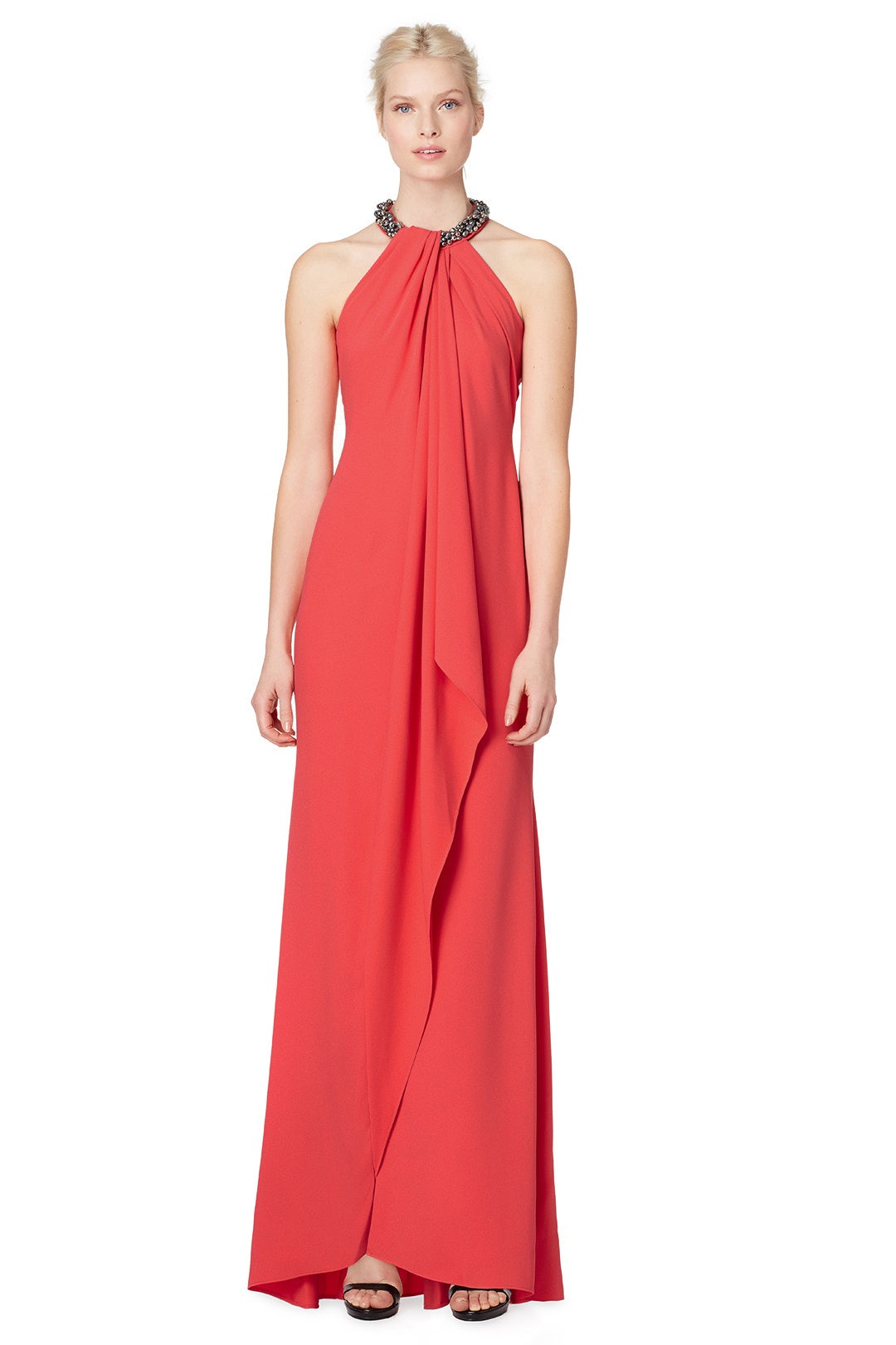 Coral Ella Gown by Carmen Marc Valvo 0