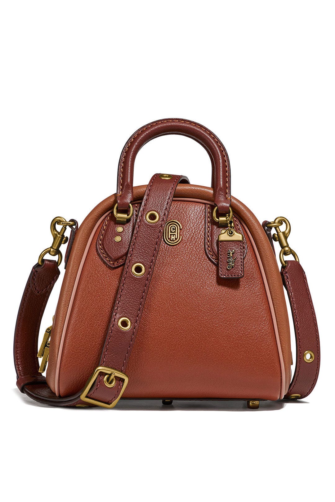 Saddle Multi Marleigh Satchel by Coach Handbags 0