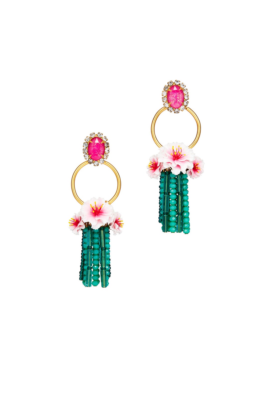 Bastian Floral Earrings by Elizabeth Cole