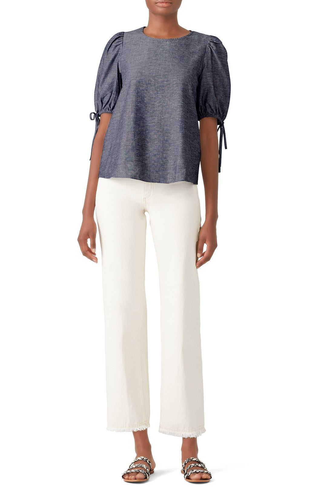 Chambray Nanhi Top by Jill Jill Stuart 0