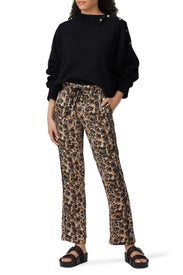 Leopard Joggers by The Kooples