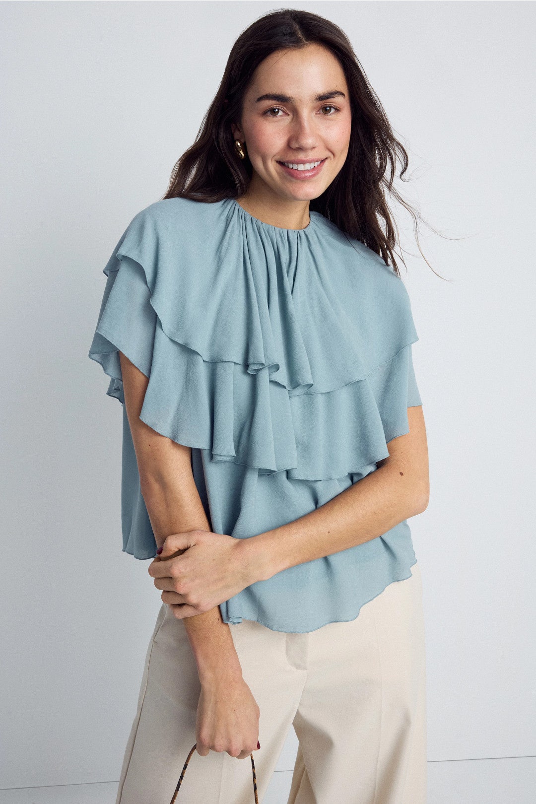 Nina Ruffle Top by By Malene Birger 0