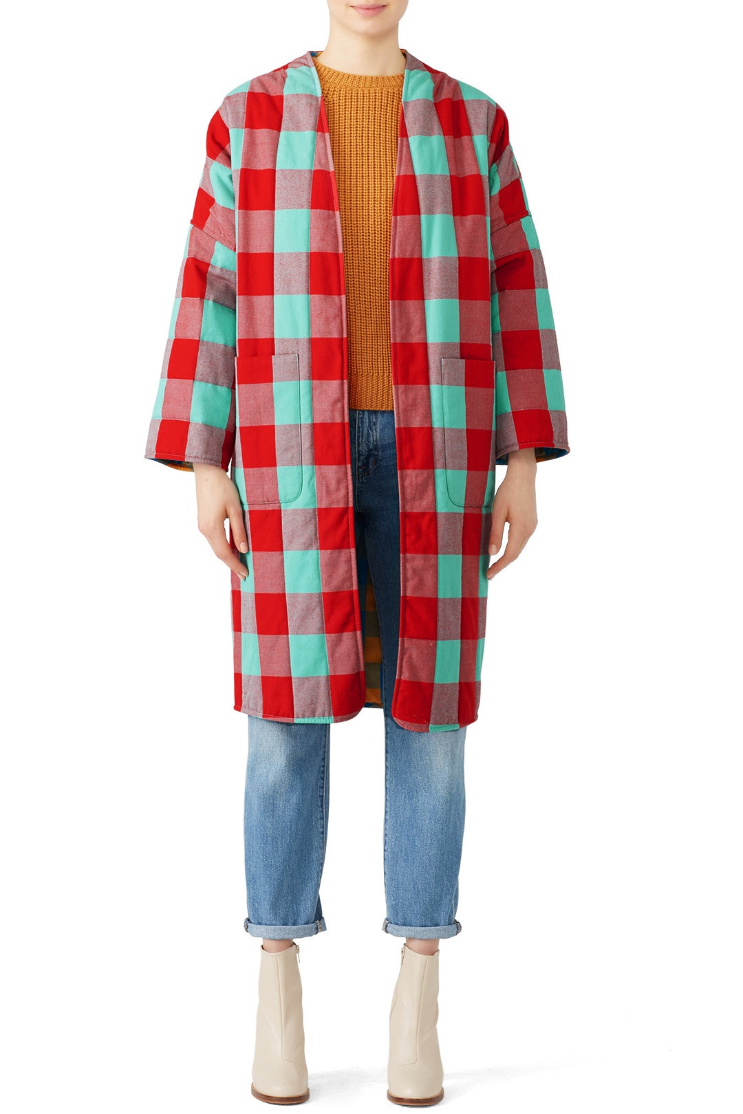 Check Willow Jacket by Mara Hoffman 0