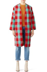 Check Willow Jacket by Mara Hoffman