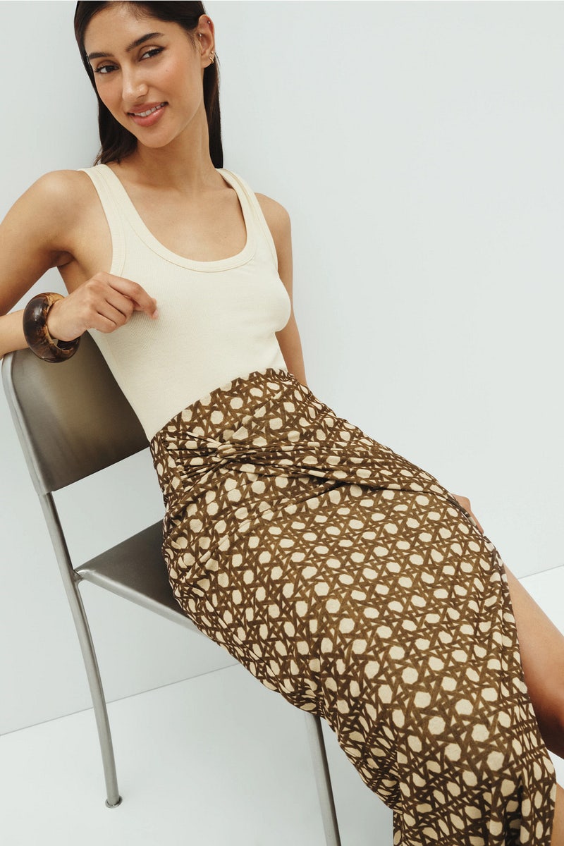 Nesse Sarong Style Skirt by Nanushka - Photo 0