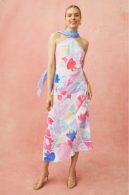 Hayley Halter Dress by Rixo x RTR