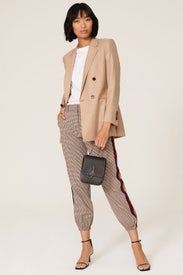 Arquette Plaid Joggers by Trina Turk