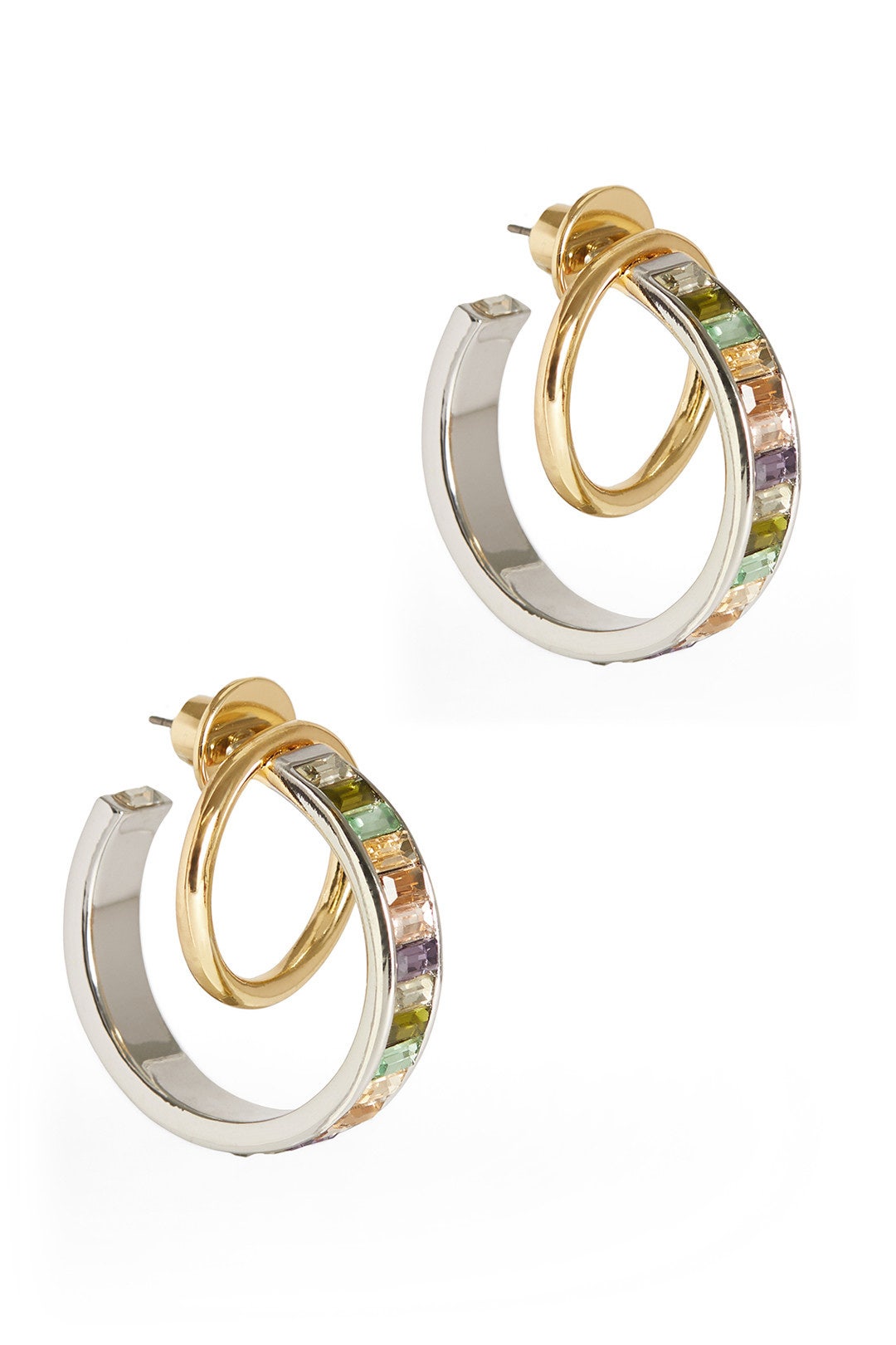 Galaxy Hoop Earrings by DEMARSON
