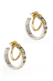 Galaxy Hoop Earrings by DEMARSON