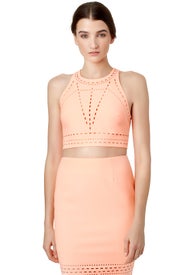 Peach Ari Top by Elizabeth and James