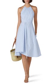 Blue Striped Apron Dress by Jason Wu x RTR