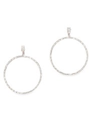 Crystal Open Circle Hoops by Kenneth Jay Lane