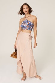 Selmin Crop Top by MISA Los Angeles