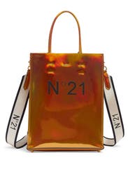 Bronze Mini Shopping Bag by No. 21 Handbags