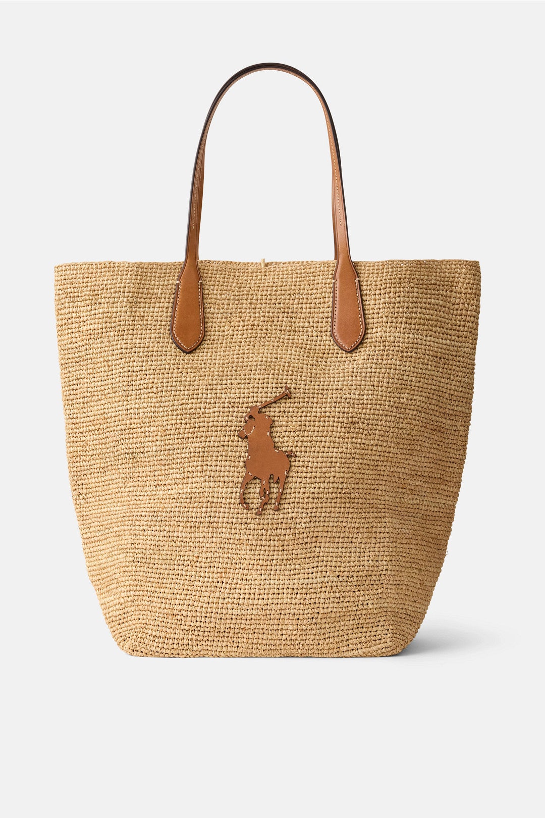 North South Raffia Large Tote by Polo Ralph Lauren Accessories