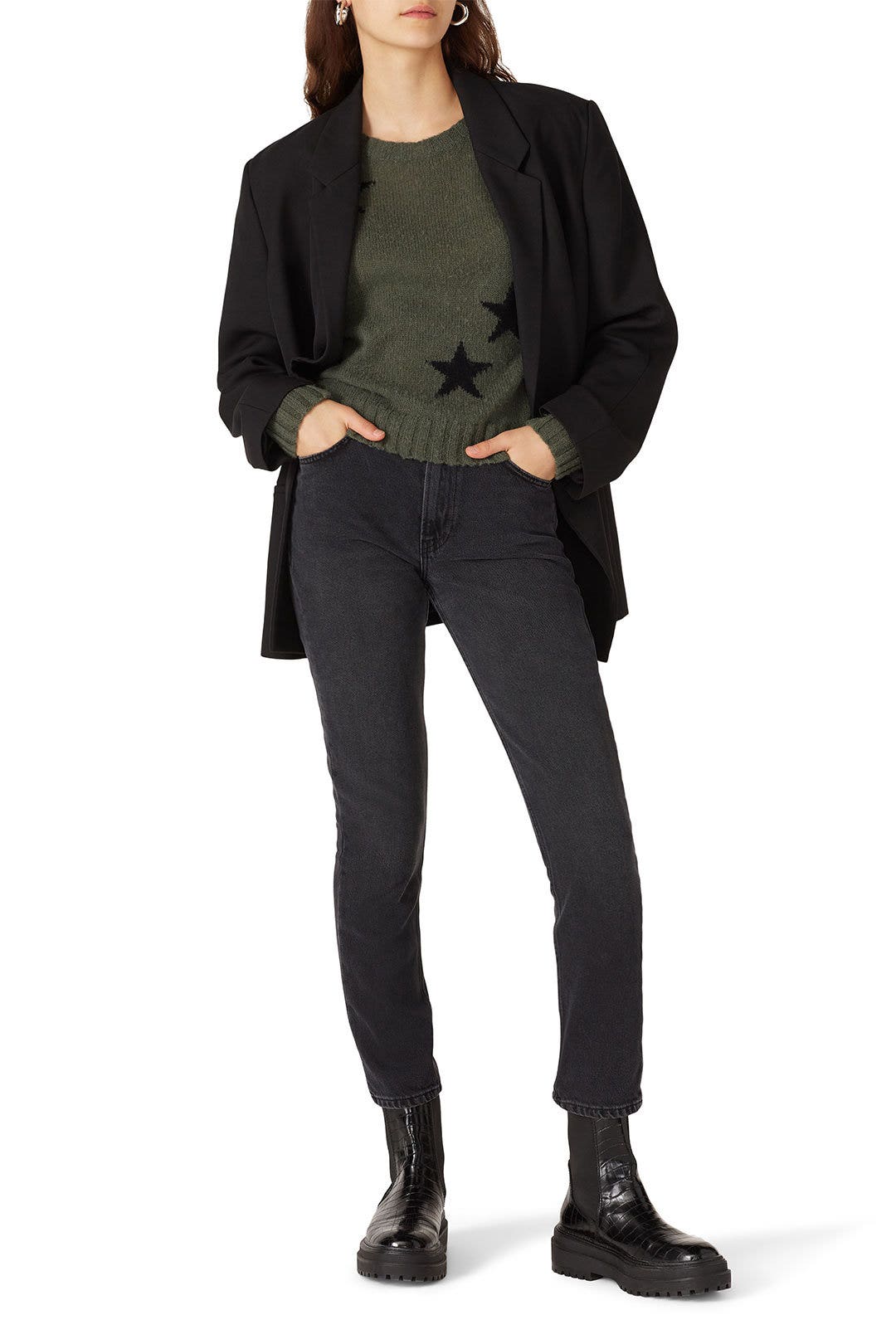 Perci Green Sweater by Rails 0