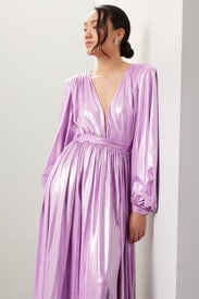 Zoe Lame Gown by Bronx and Banco