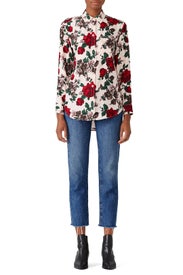 Signature Floral Top by Equipment