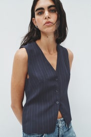 Julinia Pinstripe Vest by BOSS