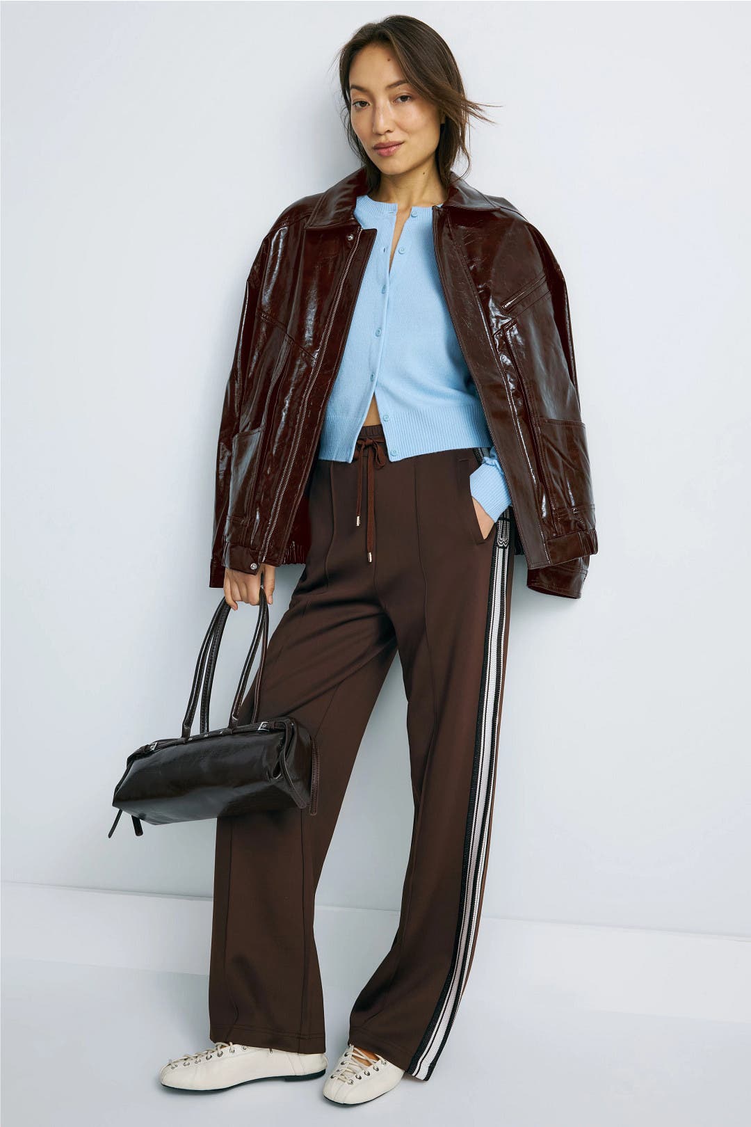 Olympic Pants With Side Stripe by Maje | Rent the Runway
