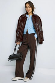 Olympic Pants With Side Stripe by Maje