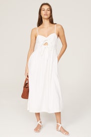 Double-Tie Midi Dress by Madewell
