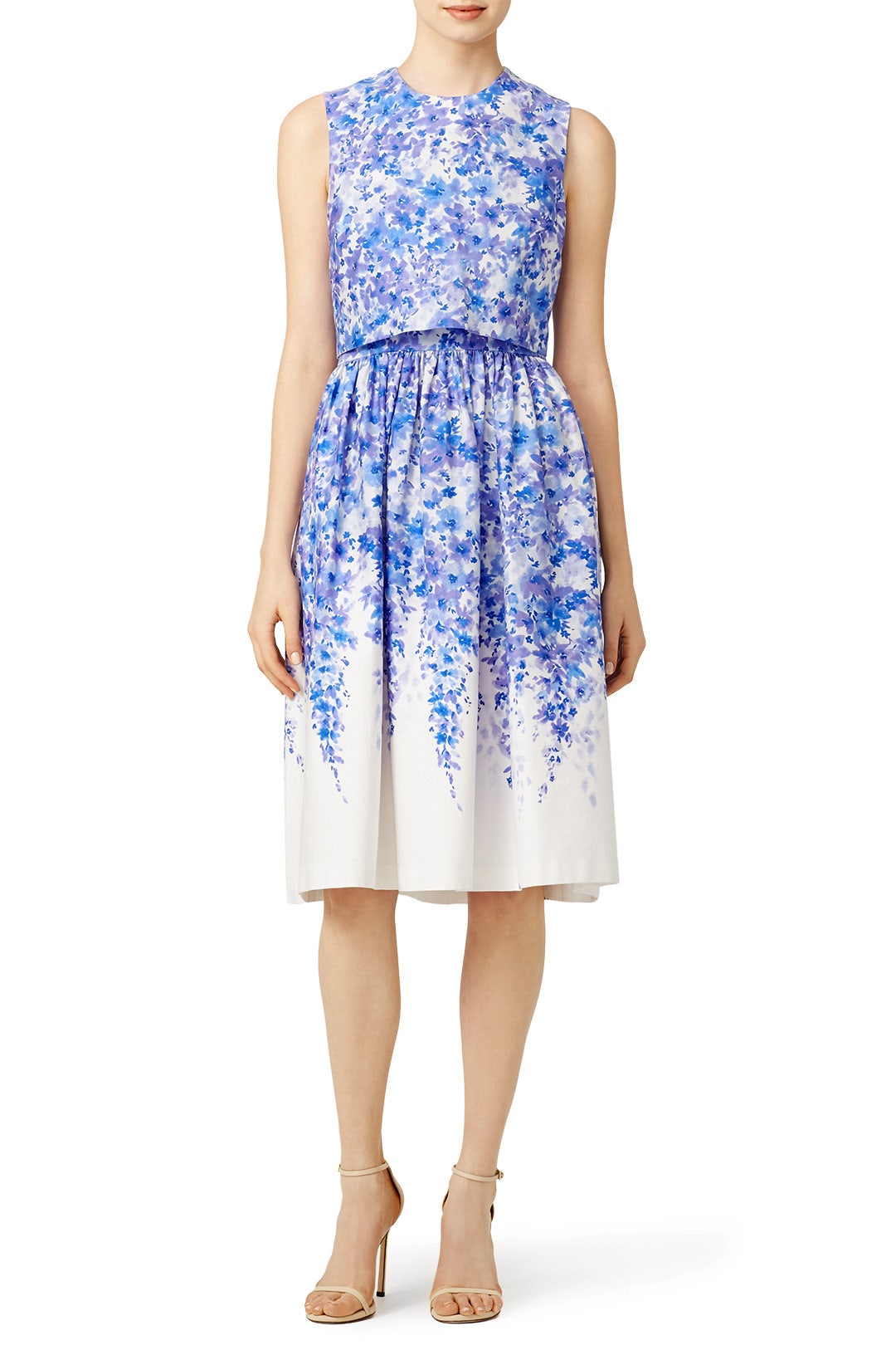 Blue Floral Fling Dress by Slate & Willow 0