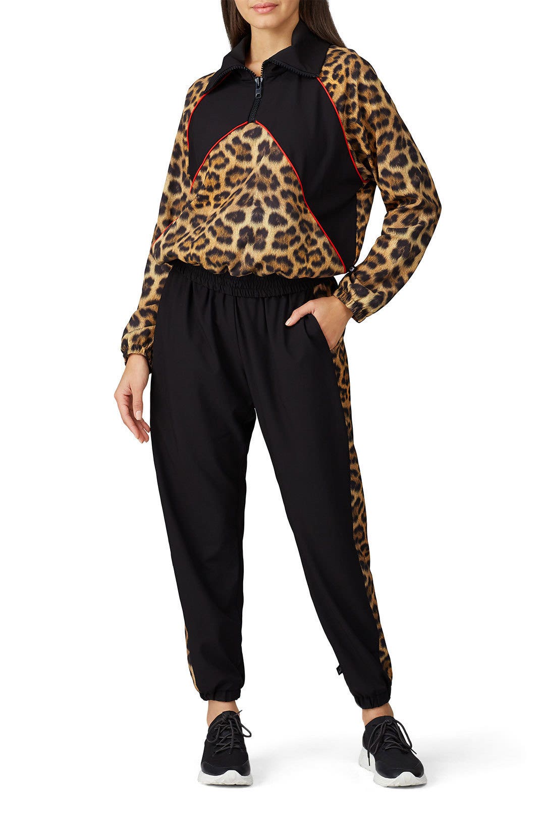 Leopard Goals Track Pants by Terez 0