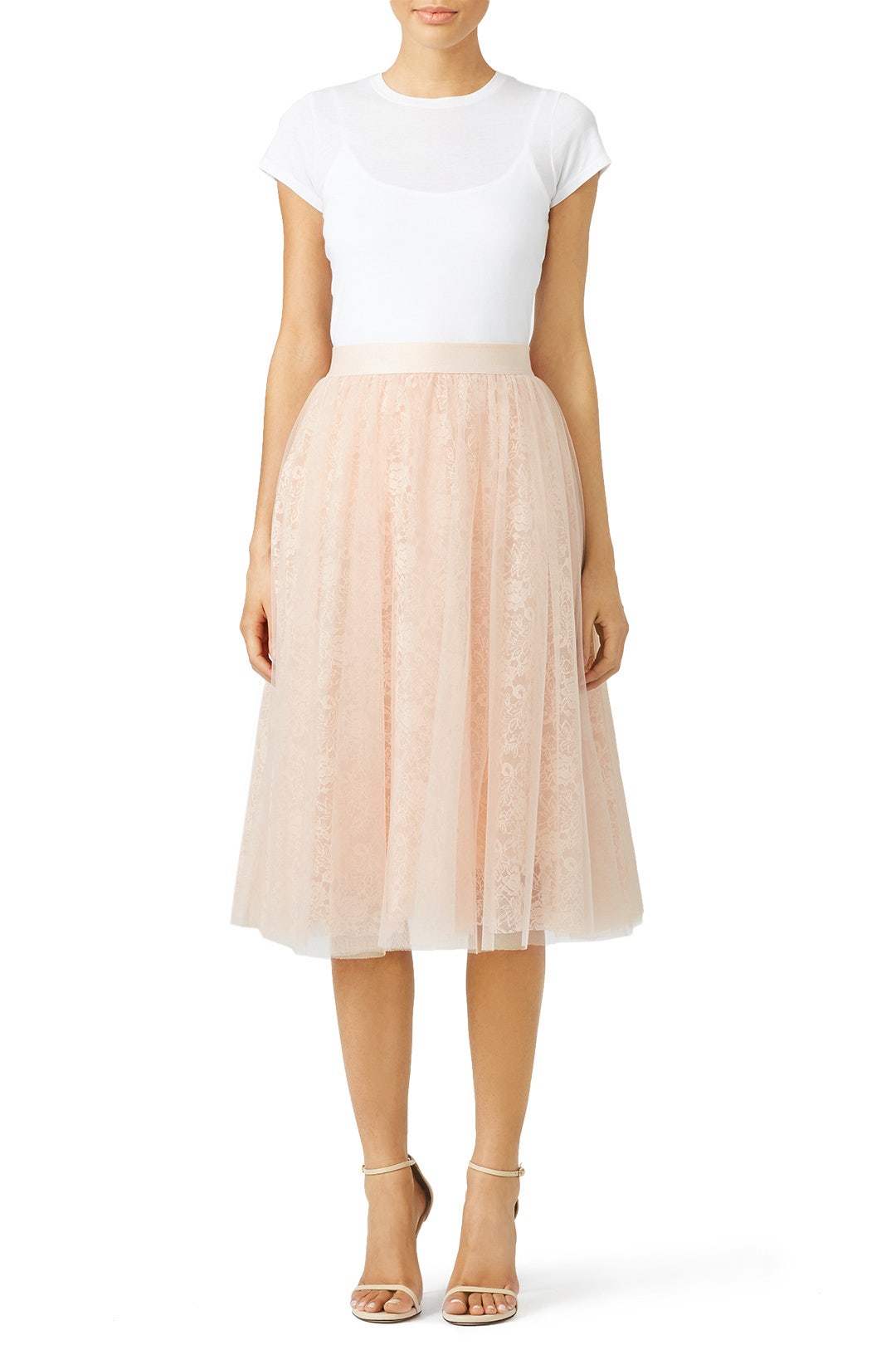 Blush Shrubbery Skirt by Bailey 44 0
