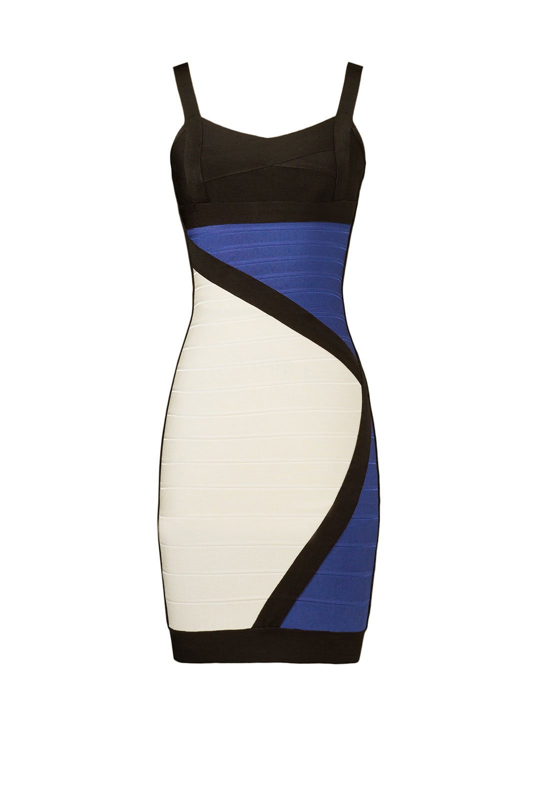 Color Block Party Dress by Hervé Léger 0