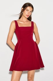 Fit and Flare Mini Dress by Jewel x Badgley Mischka