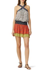 Printed Crystal Dress by Ramy Brook