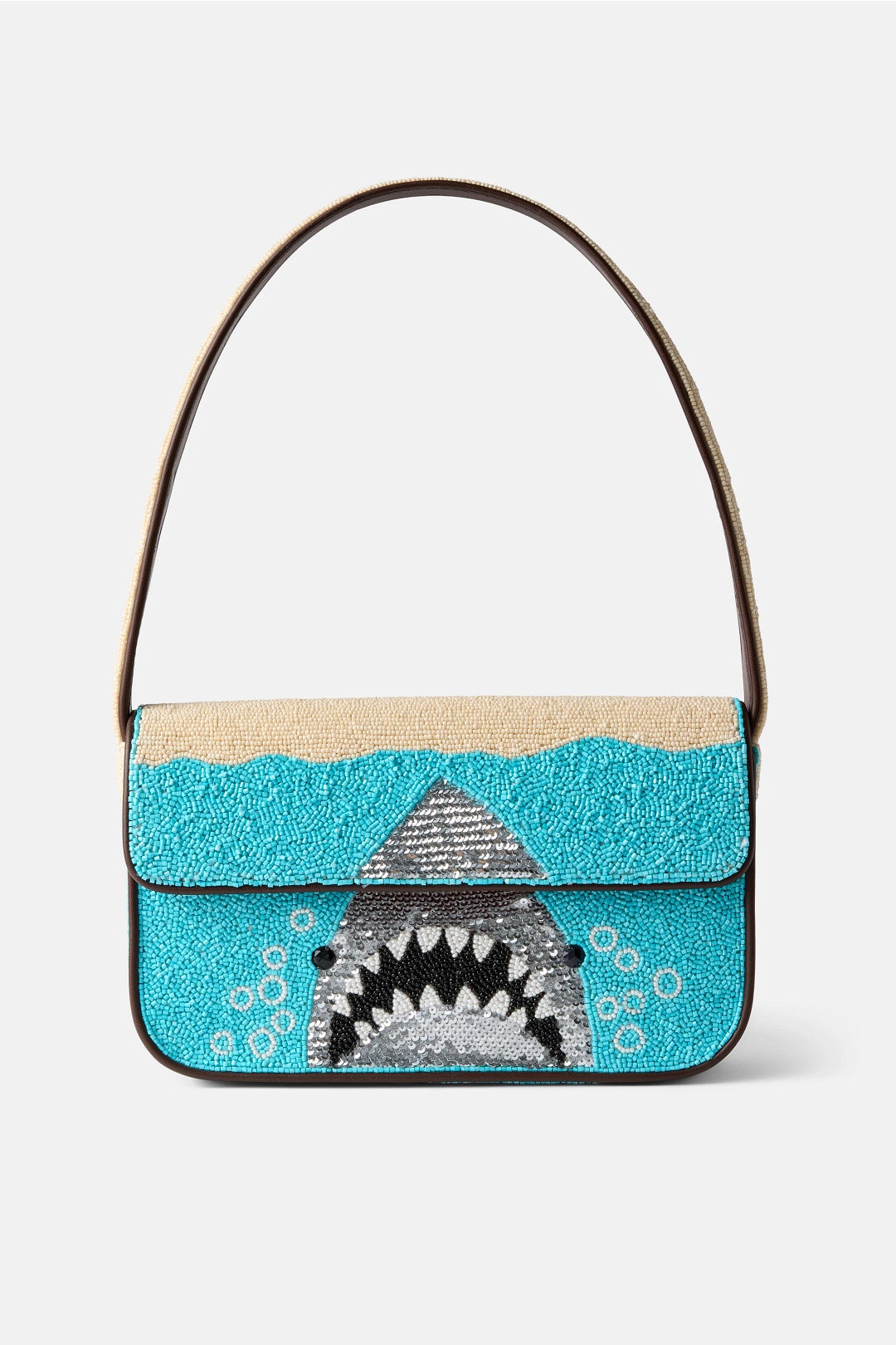 Shark Tommy Beaded Bag by Staud Accessories