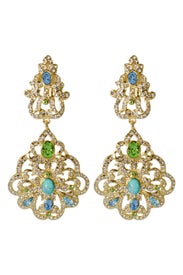 Rococo Filigree Earrings by Badgley Mischka Jewelry