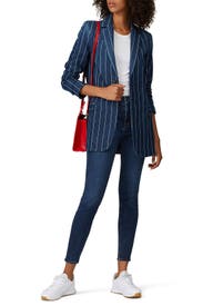 The Striped Calla Blazer by Current/Elliott