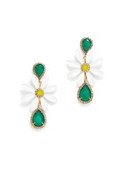 Green Massey Earrings by Elizabeth Cole