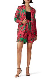 Banana Pitta Linen Blazer by FARM Rio