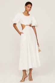 Puff Sleeve Dress by Jason Wu