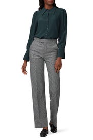Silk Point Collar Blouse by kate spade new york