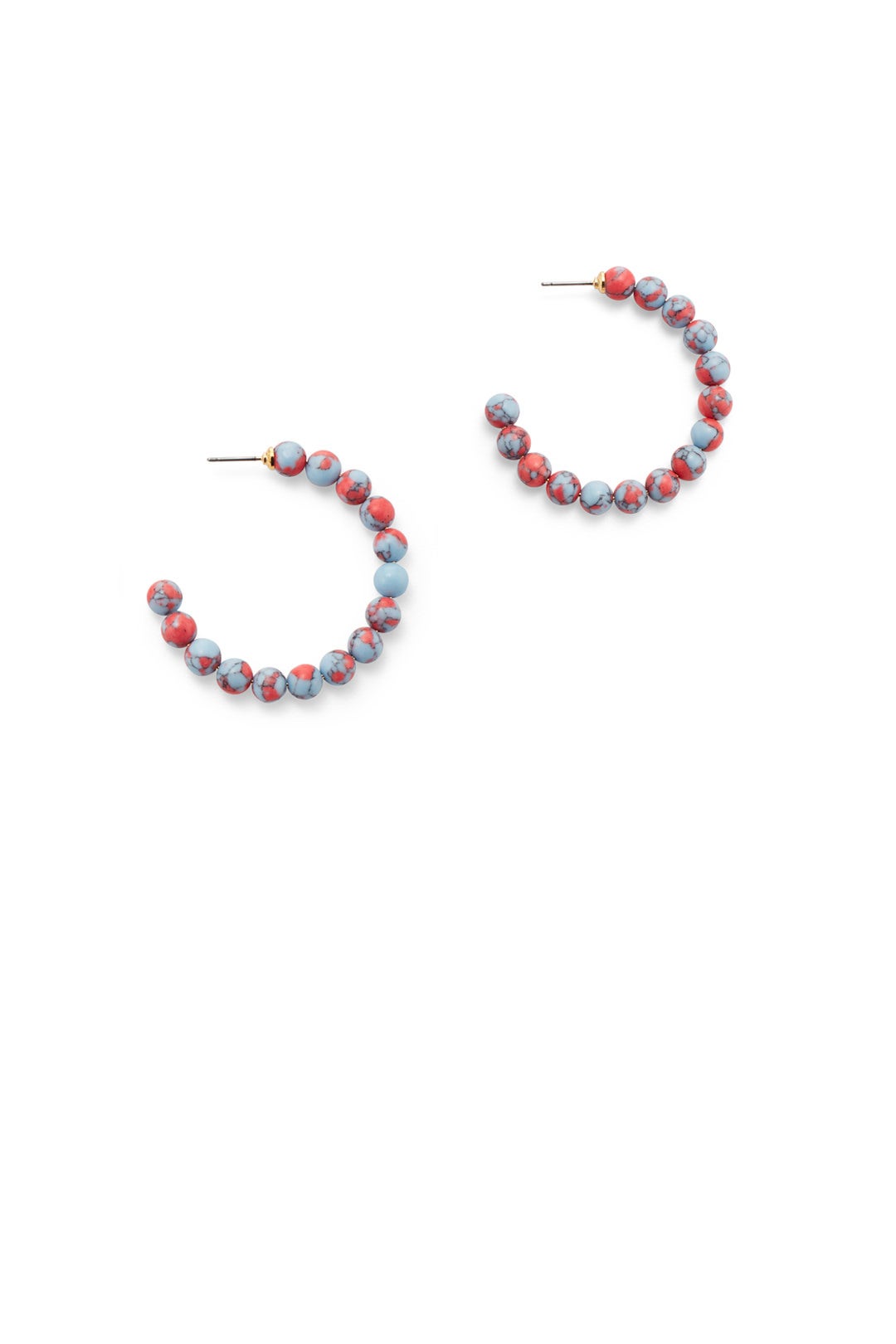 Sunset Stone Hoop Earrings by Lele Sadoughi 1