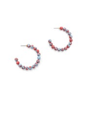 Sunset Stone Hoop Earrings by Lele Sadoughi