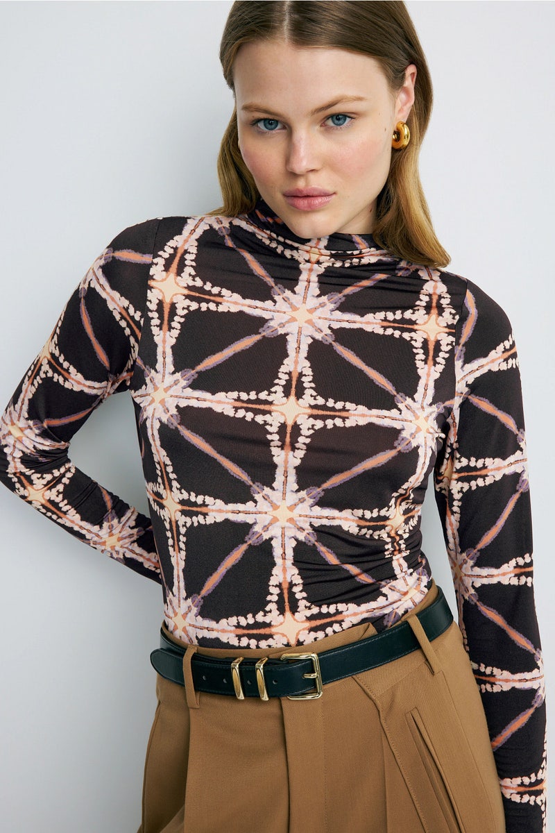 Mesh Turtleneck Eloise Top by Marie Oliver - Photo 0