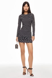 Polka Dot Long Sleeve Mini Dress by MICHAEL KORS