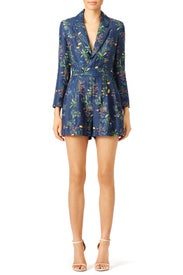 Edison Jacquard Suit Romper by Marissa Webb