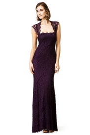 Purple Horizon Gown by Nicole Miller