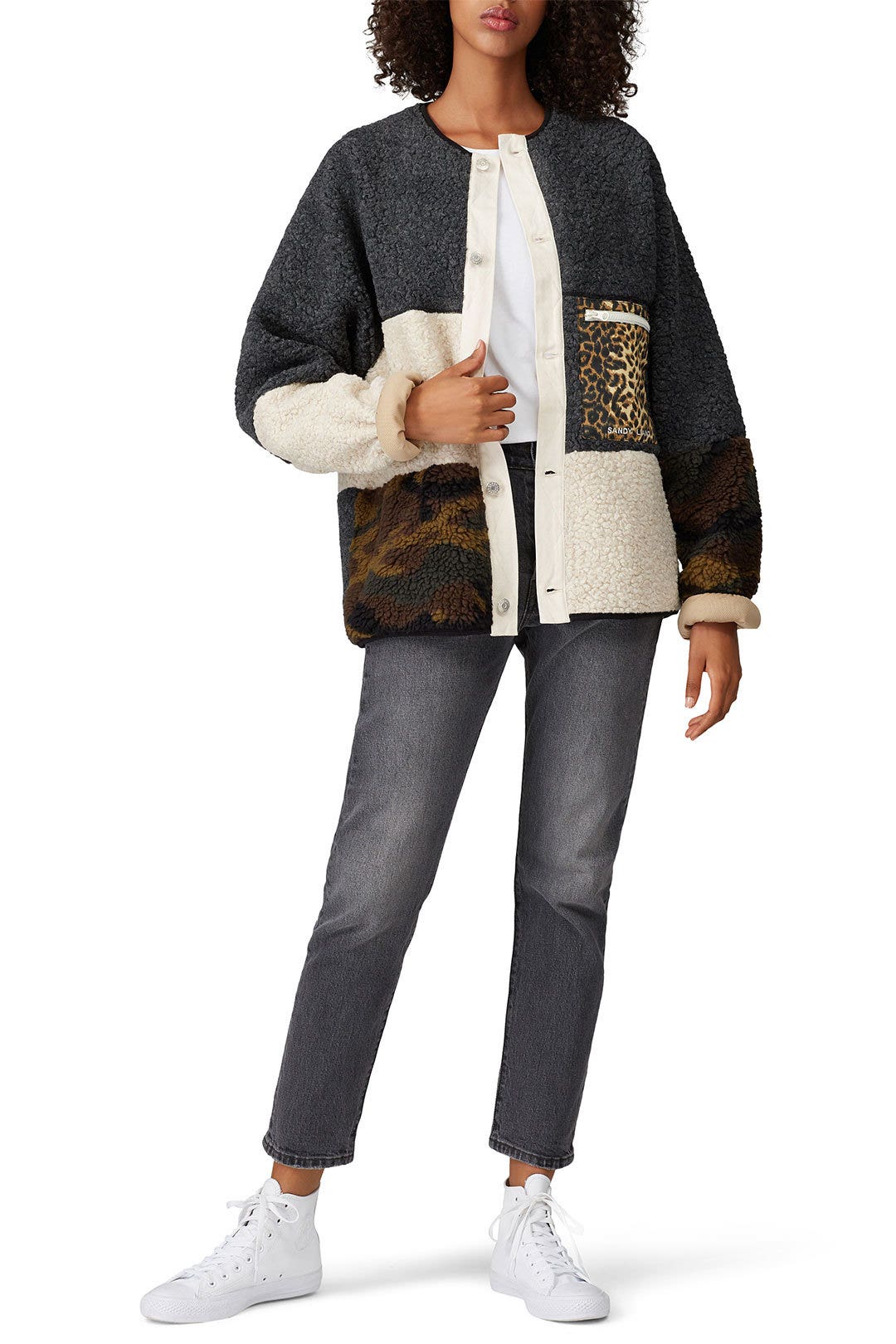 Womp Fleece Jacket by Sandy Liang 0