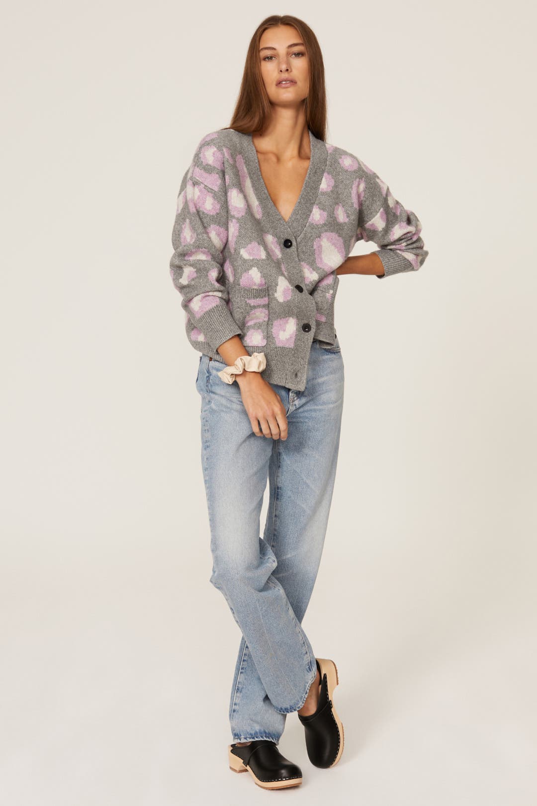 Oversized Cheetah Cardigan by VOX LUX | Rent the Runway